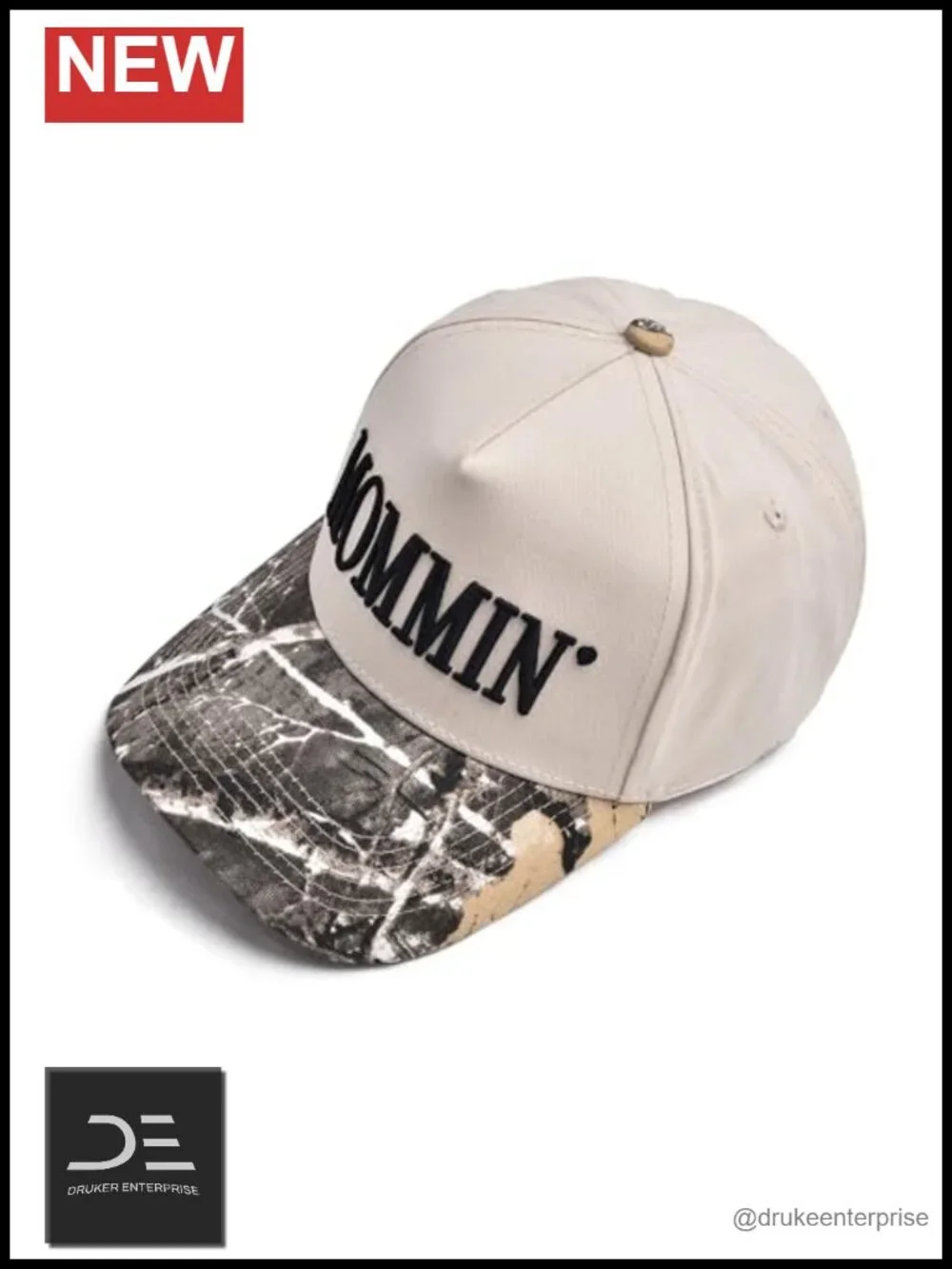 Embroidered Mommin Cotton Trucker Hat Adjustable Baseball Cap